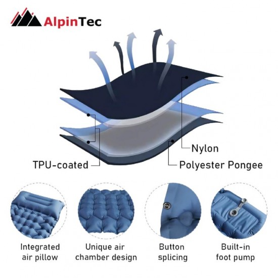 Alpintec VERSA 16302 - Φουσκωτό Υπόστρωμα με Πάχος 12.5cm