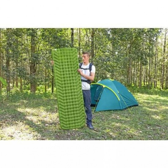 Bestway Wanderlite™ Regular Rectangular - Υπερελαφρύ Υπόστρωμα Ύπνου 543gr, με Ύφασμα ToughLite™ TPU & Σχεδιασμό CrossWing™