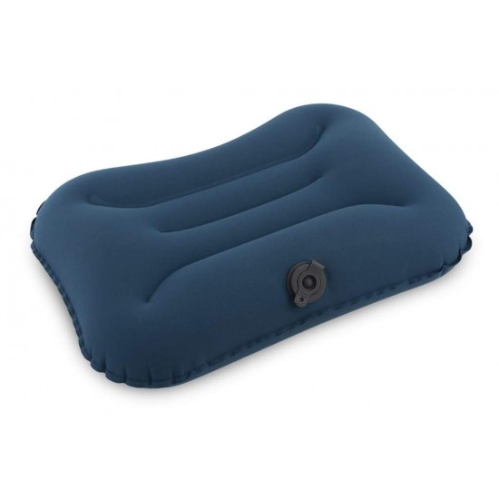 Inflatable Pinguin Pillow 37.5x27x8.5cm weighing just 85g. Made of elastic Polyester Stretch with DLF valve & repair kit. Ideal for hiking & camping