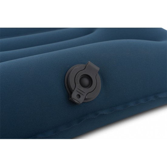 Inflatable Pinguin Pillow 37.5x27x8.5cm weighing just 85g. Made of elastic Polyester Stretch with DLF valve & repair kit. Ideal for hiking & camping