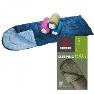 SLEEPING BAG ONE COLOUR (0 / +20 °C)
