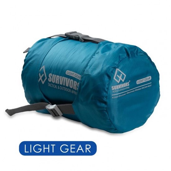 Survivors Light Gear Sleeping Bag – Lightweight - Compact for Camping & Military Use
