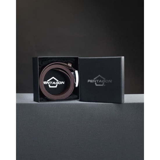 Ζώνη Επιχειρησιακή - Pentagon Monte Belt 35mm - K17140-BLK Επιχειρησιακή Ζώνη Χαμηλού Προφίλ Pentagon Monte με Ενίσχυση από Δέρμα, Ανθεκτική Αγκράφα Zamac και Αδιάβροχη Προστασία