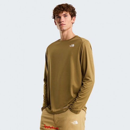 THE NORTH FACE SHADOW MEN'S LONG SLEEVE UPF 40+ T-SHIRT (SUN PROTECTION)