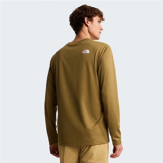 THE NORTH FACE SHADOW MEN'S LONG SLEEVE UPF 40+ T-SHIRT (SUN PROTECTION)